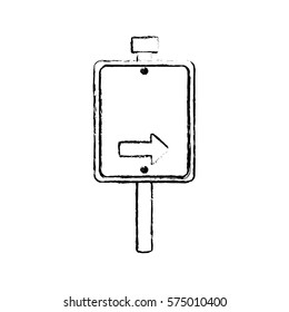 Road sign isolated icon vector illustration graphic design