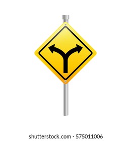 Road sign isolated icon vector illustration graphic design