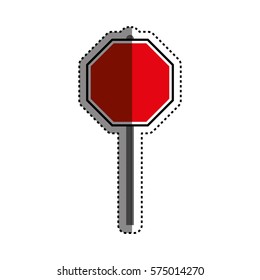 Road sign isolated icon vector illustration graphic design