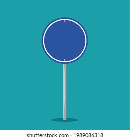 road sign isolated on background. vector illustration