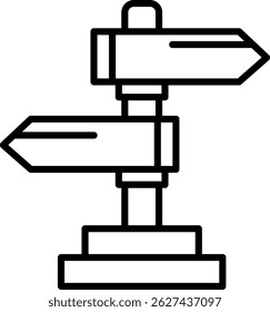 Straßenschild Neuer kreativer Symboldesign-Vektor