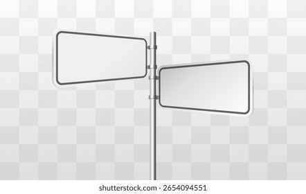 Señal de tráfico, objeto sobre fondo transparente. Ilustración vectorial