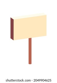 Signo de carretera en fondo blanco