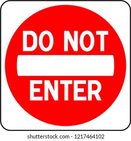 No Entry Sign Images, Stock Photos & Vectors | Shutterstock