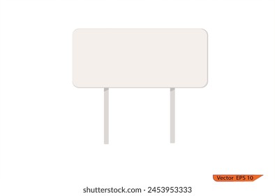 Road sign in realistic style isolated on transparent background. Set danger blank warning empty signs. Mock up traffic template. Set of traffic signs with place for text. Vector illustration. 