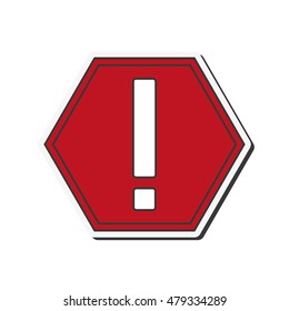road sign security warning design