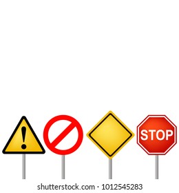 Road sign set