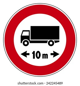 Road sign set