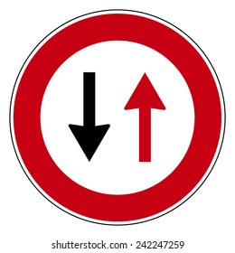 Road sign set