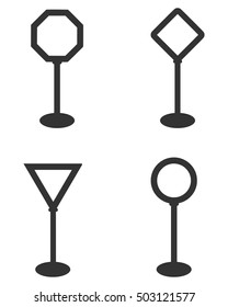 Road sign set