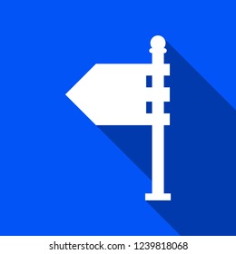 Road sign with shadow , sign design