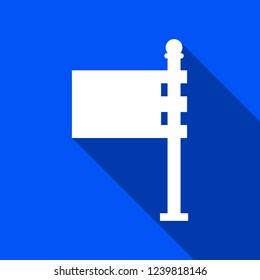 Road sign with shadow , sign design