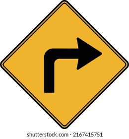 2,774 Sharp turn sign Images, Stock Photos & Vectors | Shutterstock