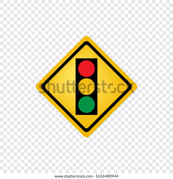 Road sign signal ahead\
icon