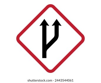 Road sign silhouette vector art white background