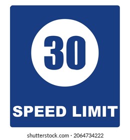 advertencia de límite de velocidad de señal de carretera