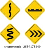 Road sign stock vector awareness