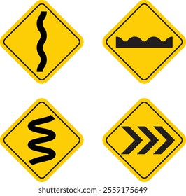 Road sign stock vector awareness