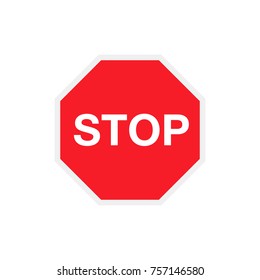 road sign stop