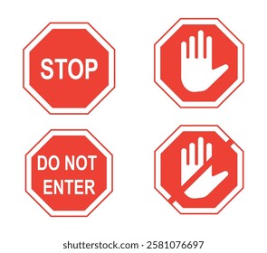 A road sign symbol is a graphical representation conveying traffic rules, warnings, or guidance. Using shapes, colors, and icons, it helps drivers and pedestrians navigate safely and efficiently.