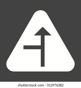 Road, sign, traffic icon vector image. Can also be used for traffic signs. Suitable for web apps, mobile apps and print media.