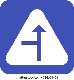 Road, sign, traffic icon vector image. Can also be used for traffic signs. Suitable for web apps, mobile apps and print media.