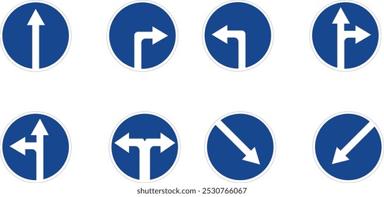 Road sign. Traffic regulations. European road sign. Flat vector illustration template