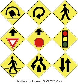 road sign road sign traffic sign vector illustration