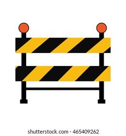 road sign under construction repair icon. Isolated and flat illustration. Vector graphic
