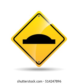 road sign uneven icon design vector illustration eps 10