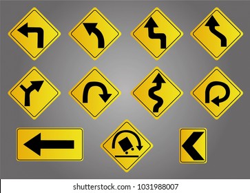 Road Sign Vector Stock Vector (Royalty Free) 1031988007 | Shutterstock