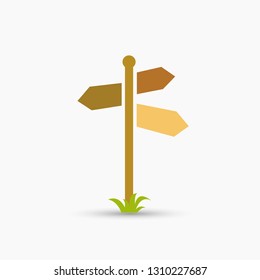 Road sign vector