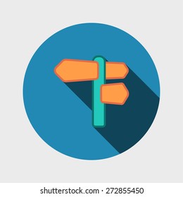 Road sign vector