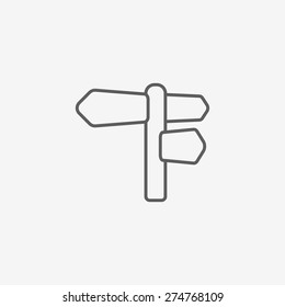 Road sign vector