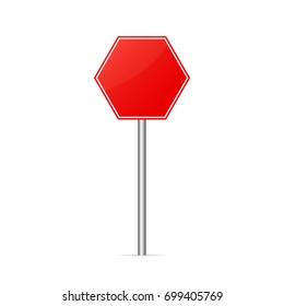 Road sign vector blank mockup  street sign vector realistic  way arrow