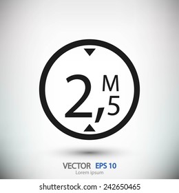  road sign vector icon