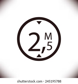  road sign vector icon