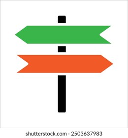 road sign vector icon line template