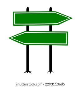 road sign vector icon. web illustration icon