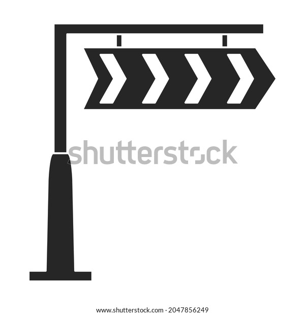 Road sign vector icon.Black vector icon road\
sign isolated on white background\
.
