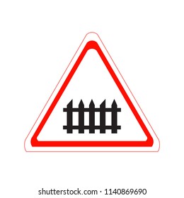 Road sign. Vector Illustration.  