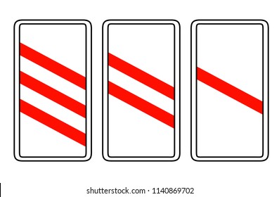 Road sign. Vector Illustration.  