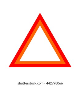 Road sign. Vector illustration.