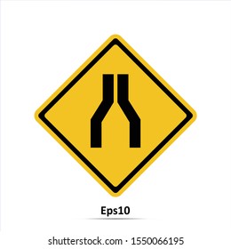 Road sign. Vector Illustration. Eps10