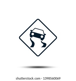 Road Sign Vector Logo Template Illustration EPS 10