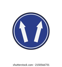 vector de señal de ruta para presentación de iconos de símbolo del sitio web