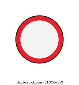 Straßenschild-Vektorgrafik für die Symbol-Darstellung der Website