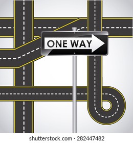 road signal design, vector illustration eps10 graphic 