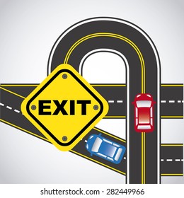 road signal design, vector illustration eps10 graphic 