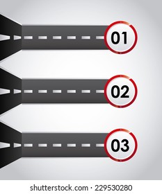road signal graphic design , vector illustration